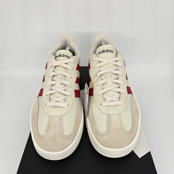 New Adidas Barreda Better Scarlet Wonder Beige JR1319 Men\'s Shoes Size 11